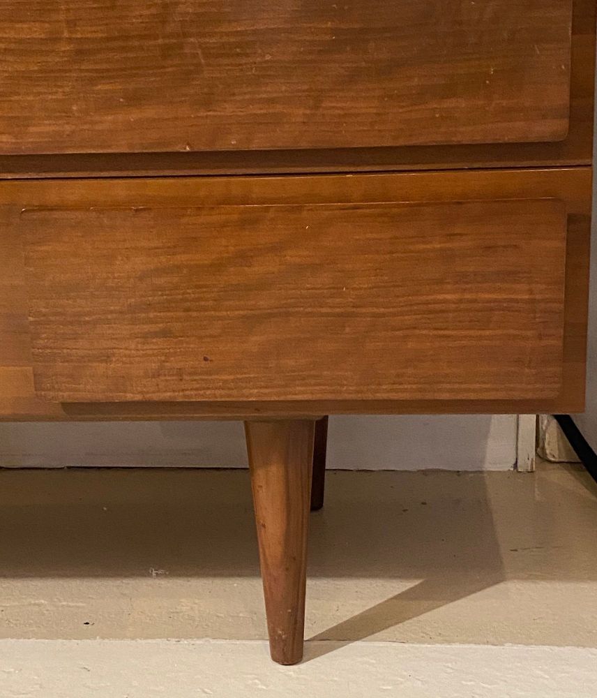 Gio Ponti Four-Drawer Dresser Chest with M. Singer and Sons Label