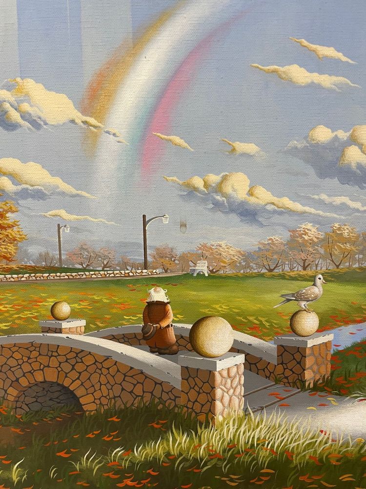 Framed Steve R. Dodd Sci-Fi Fantasy Illustration Painting