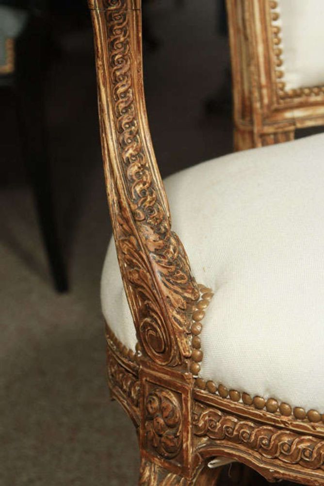 Pair of Stamped Maison Jansen Armchairs