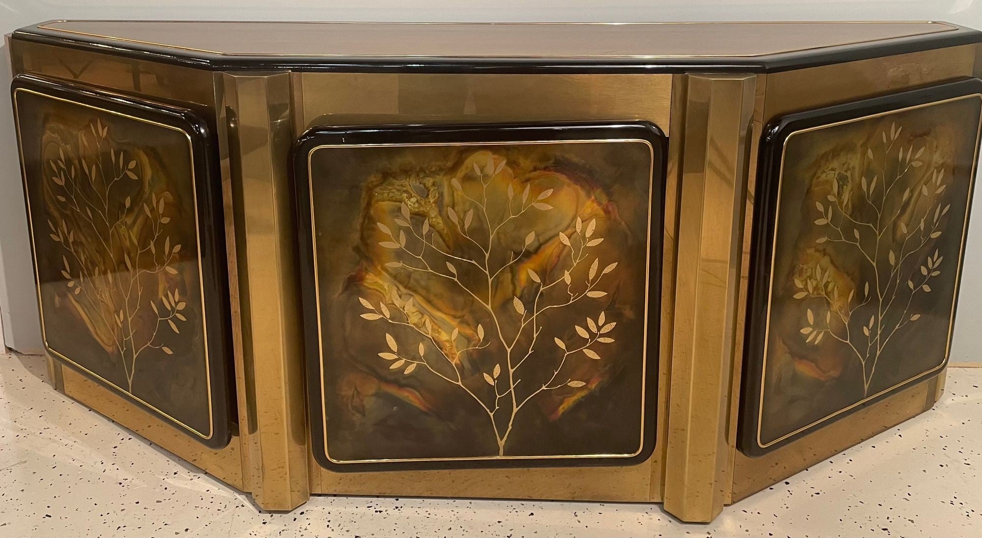 Mid-Century Modern Mastercraft Tree of Life Console or Sideboard