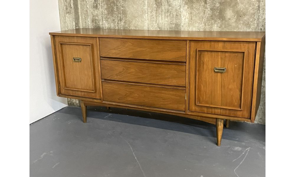 Mid-Century Modern Dresser, Chest or Sideboard, Walnut