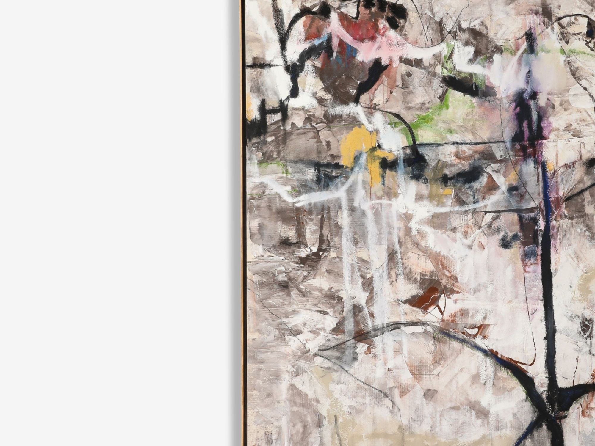 Kathi Robinson, Contemporary, Acrylic, Oil, Large Abstract Painting, USA, 21st c