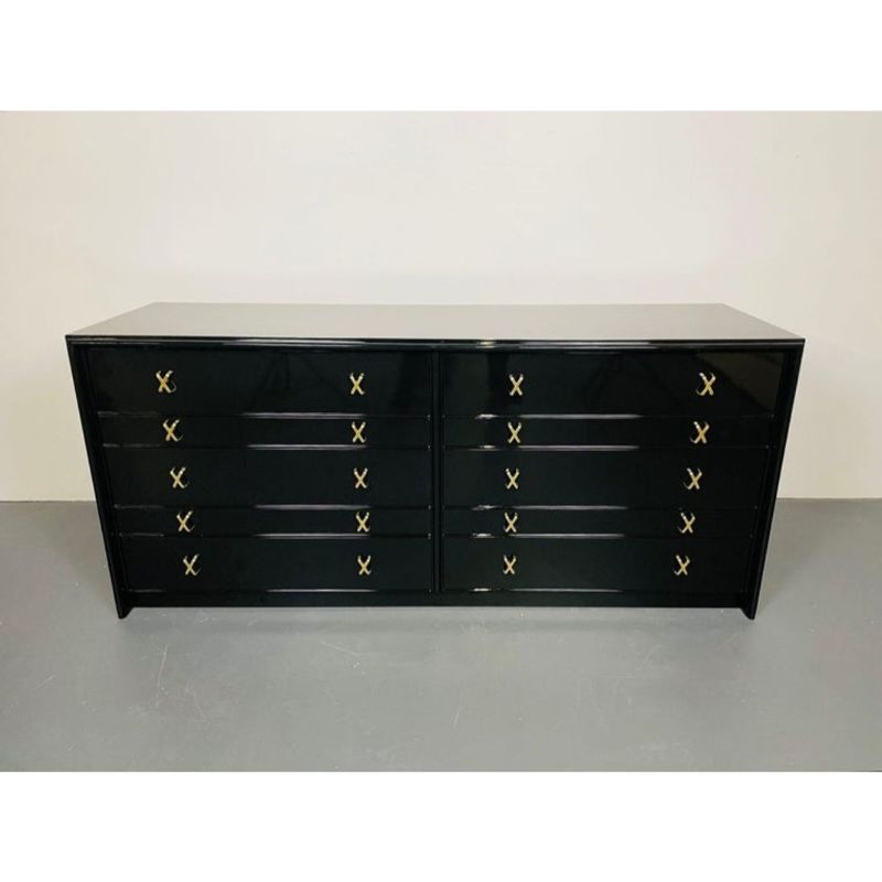 Compatible Pair Mid-Century Modern Dressers, Chests by Paul Frankl, John Stuart