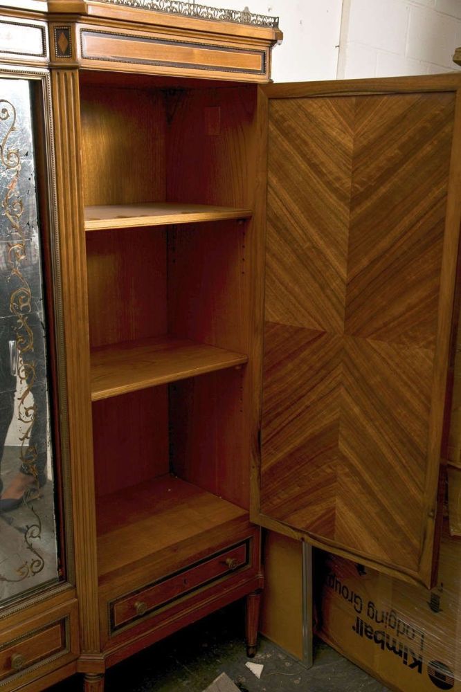 French Directoire Style Wardrobe Cabinet or Armoire by Jansen