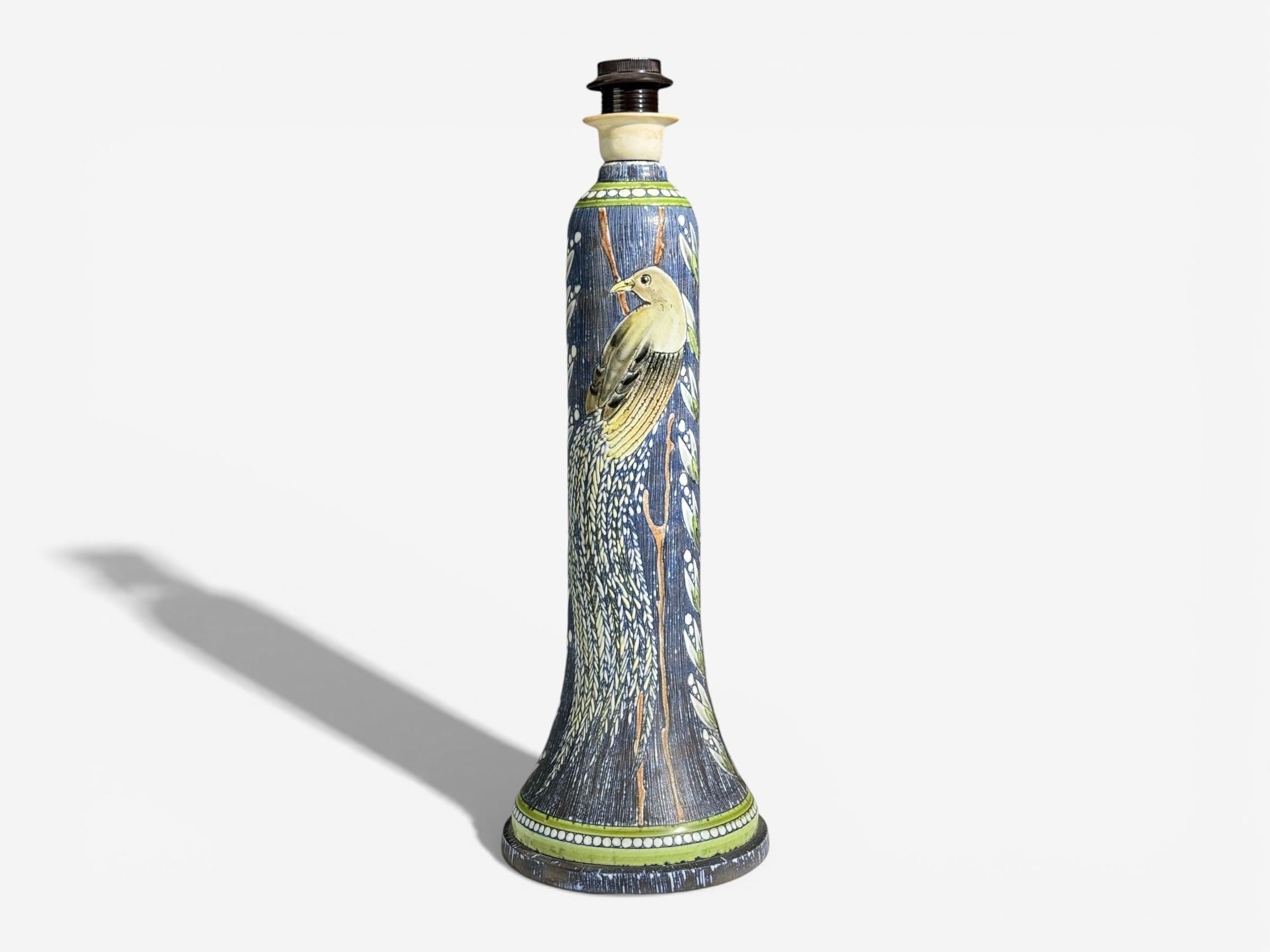 Alingsås Keramik, Large Table Lamp, Stoneware, Sweden, 1960s