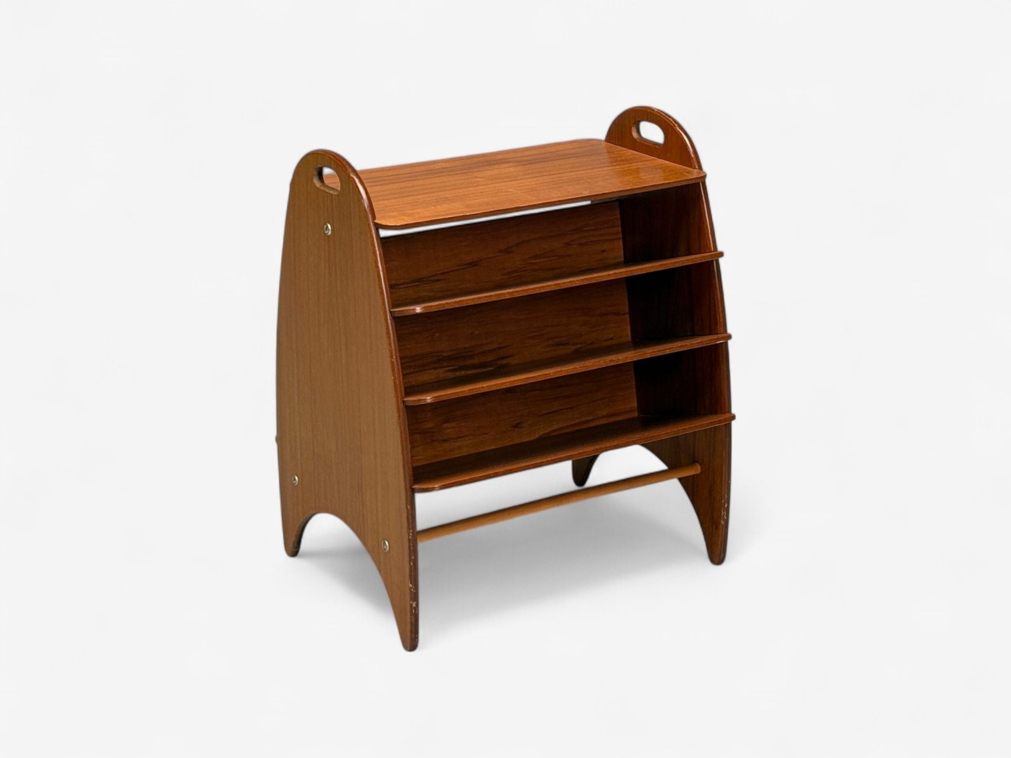 Danish Mid-Century Modern, Teak, Magazine Rack, Denmark, 1950s