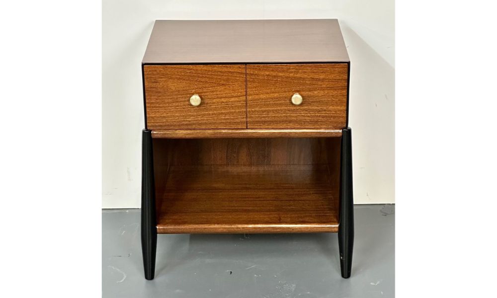 Mid Century Modern Nightstand, End Table, West Michigan Furniture Co Frank Metz