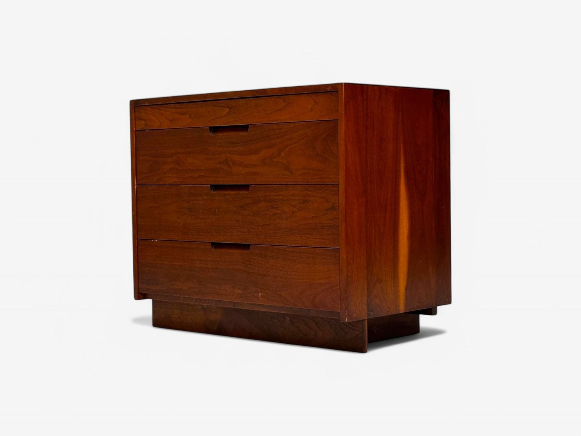 George Nakashima, Mid-Century Modern, Sap Walnut, Rare Nightstand, USA, 1957