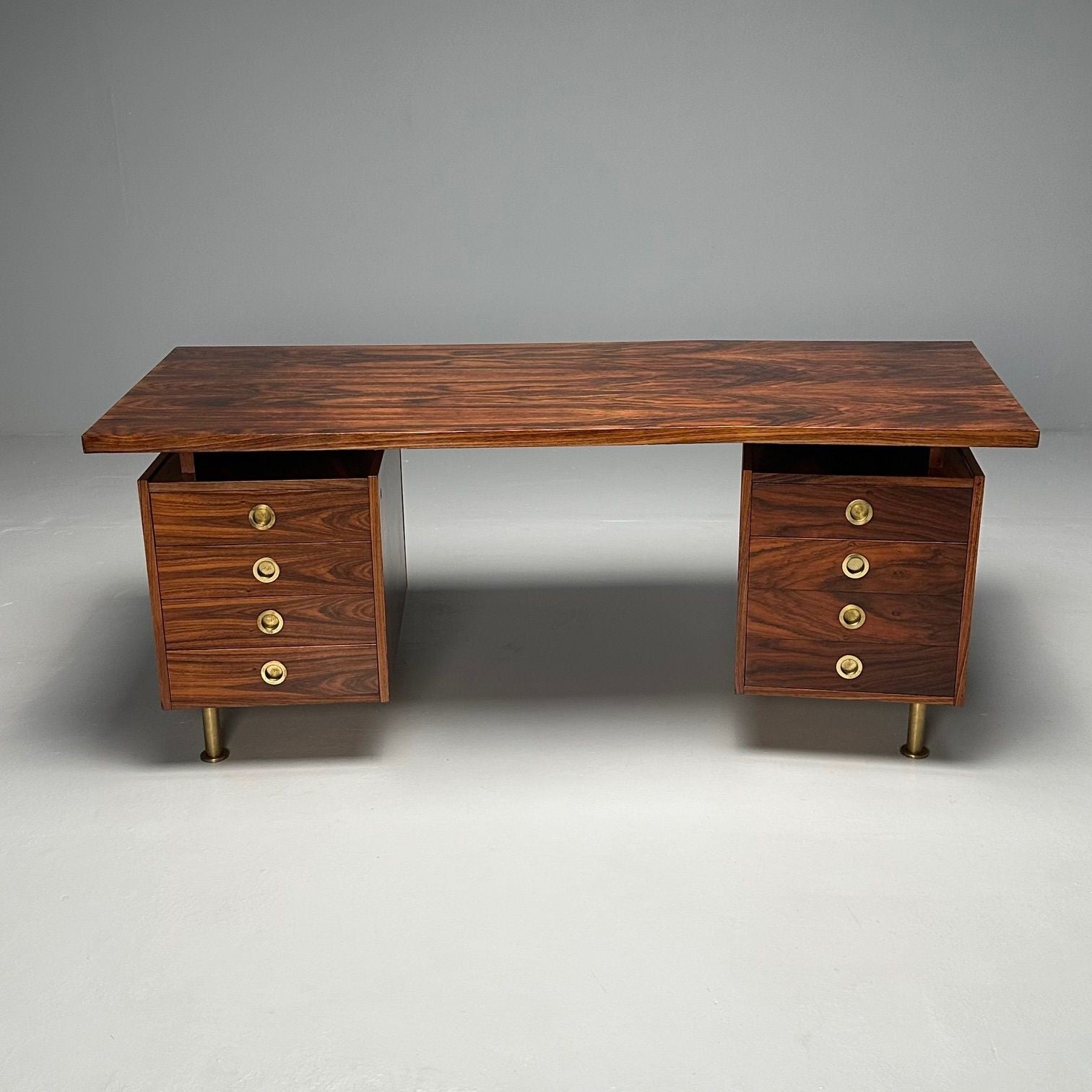 Geroge Coslin, Arredamenti, Italian Mid-Century Modern, Writing Desk, Rosewood