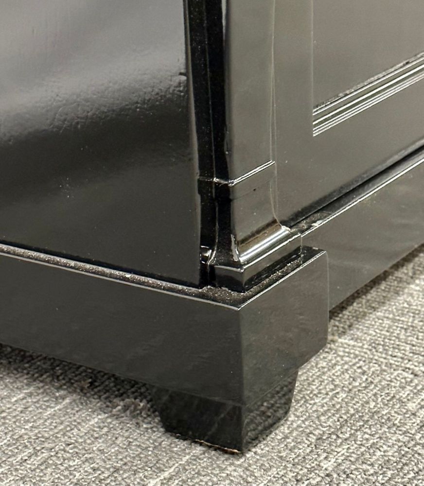 Hollywood Regency Sideboard / Credenza / Cabinet, Bronze Mounted, Empire Style