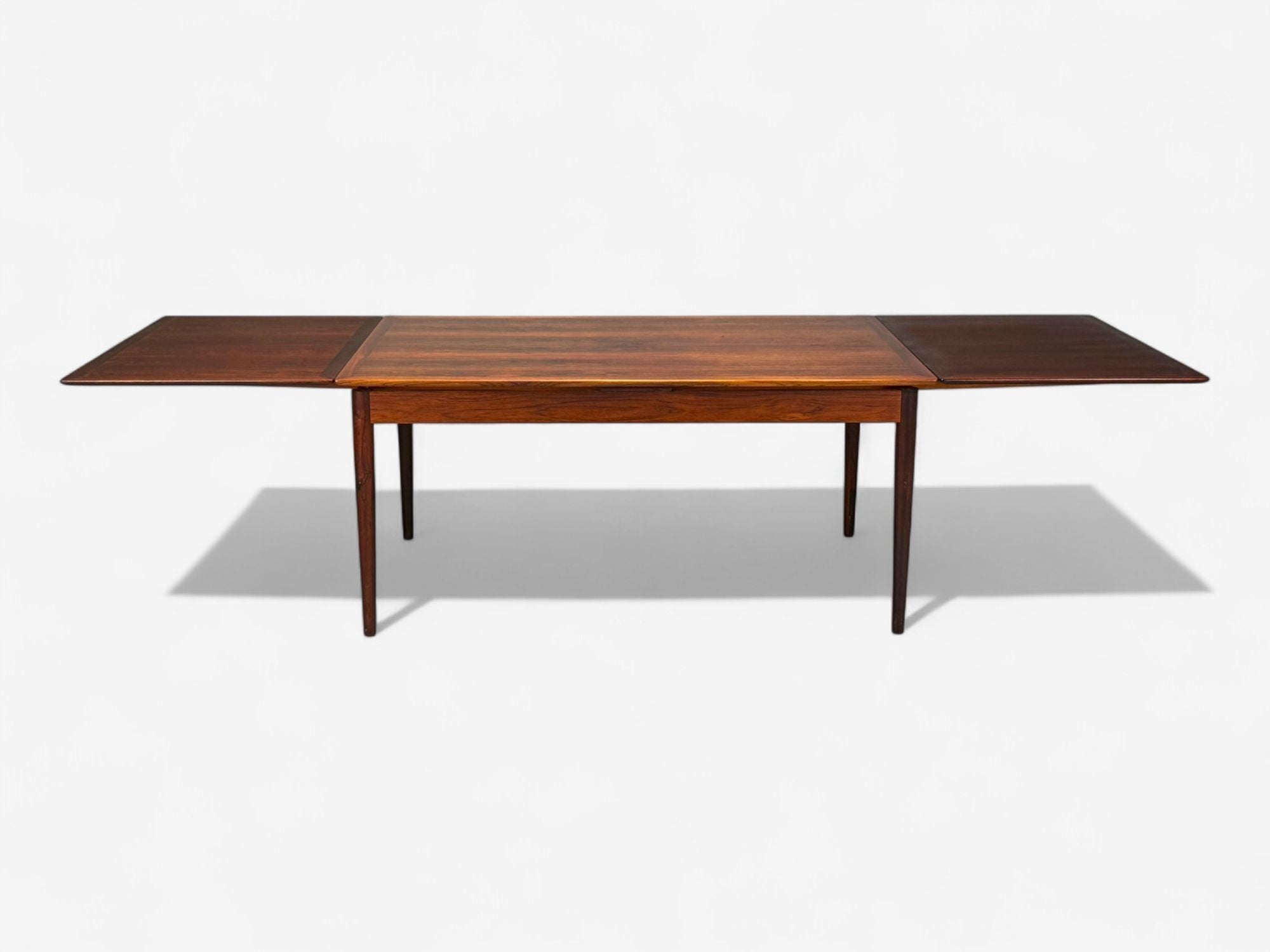Danish Modern, Rosewood, Expandable Dining Table, Denmark, 1960s