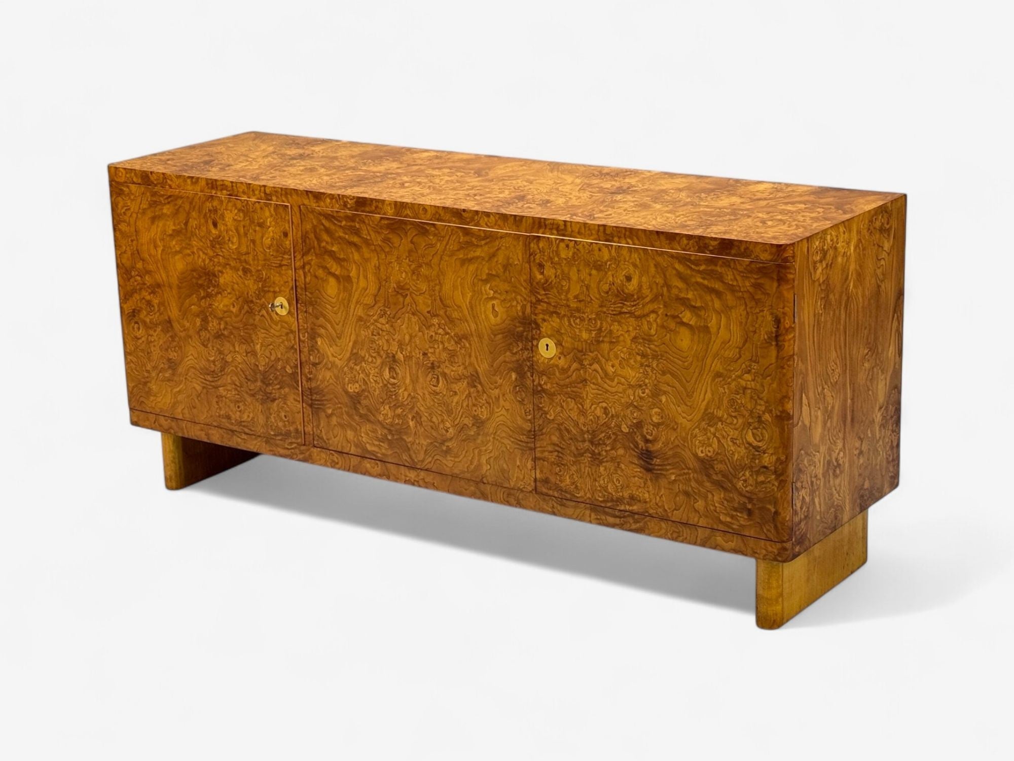 Axel Einar Hjorth, Nordiska Kompaniet, Root Wood, Rare Birka Sideboard, Sweden, 1937