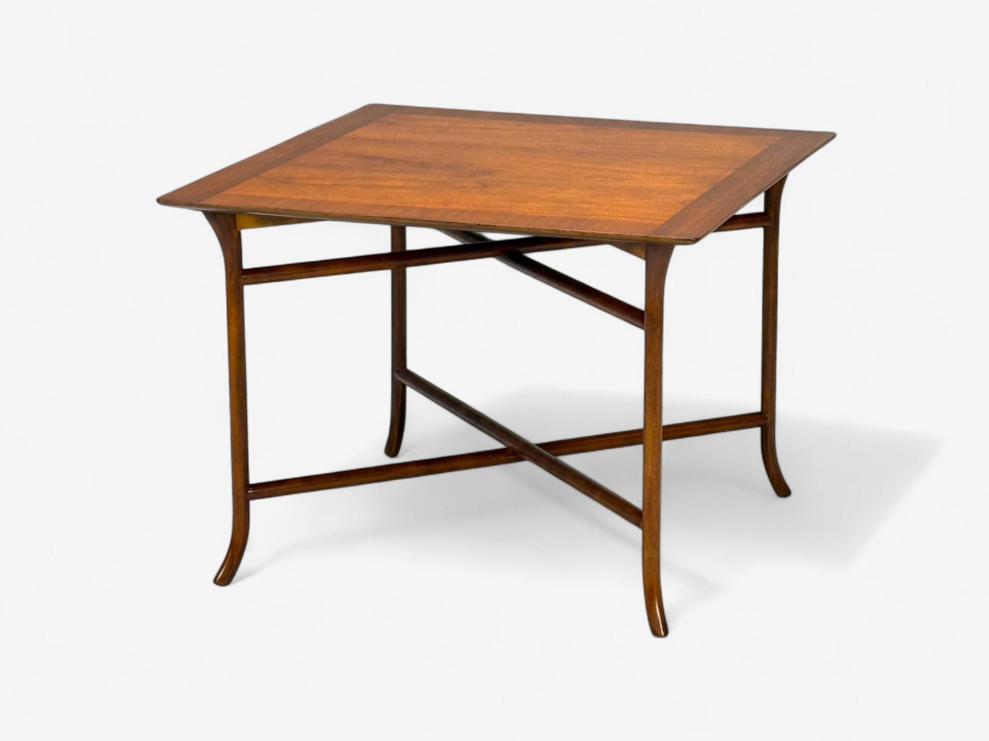 T.H. Robsjohn-Gibbings, American Modern, Walnut, Side Table, USA, 1960s