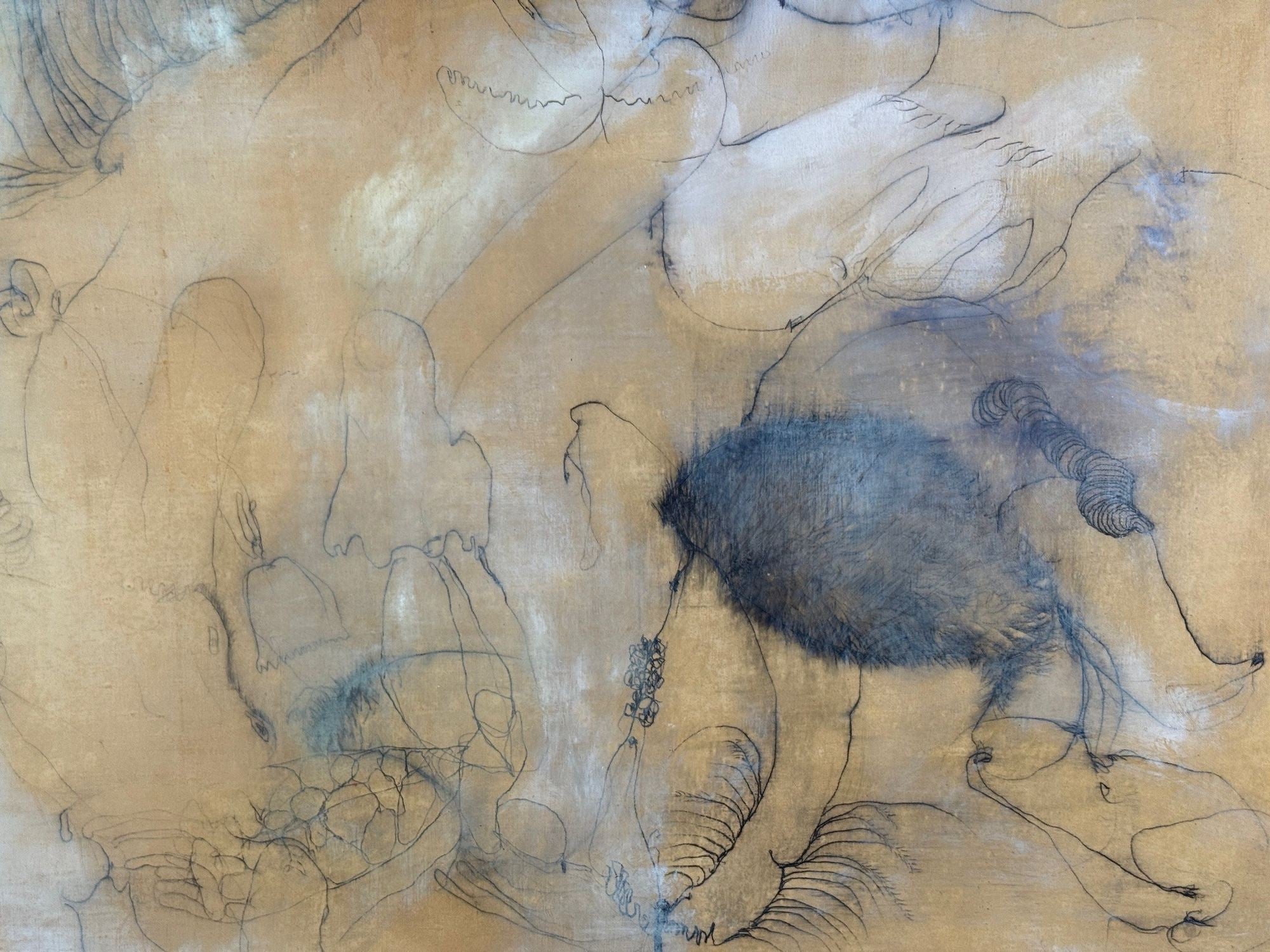 Angelina Nasso, Modern, Framed Abstract, Large Oil on Canvas, USA, 1998