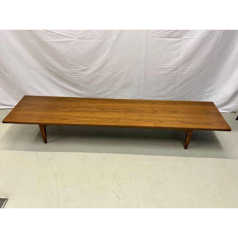 Danish Mid-Century Modern Solid Teak Narrow Low / Coffee Table, 1950s