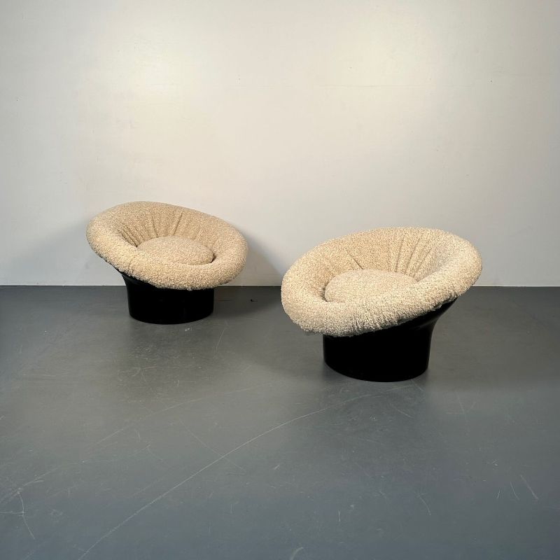Pair of Mid-Century Lacquer Lounge Chairs, Lennart Bender, Space Age Modern
