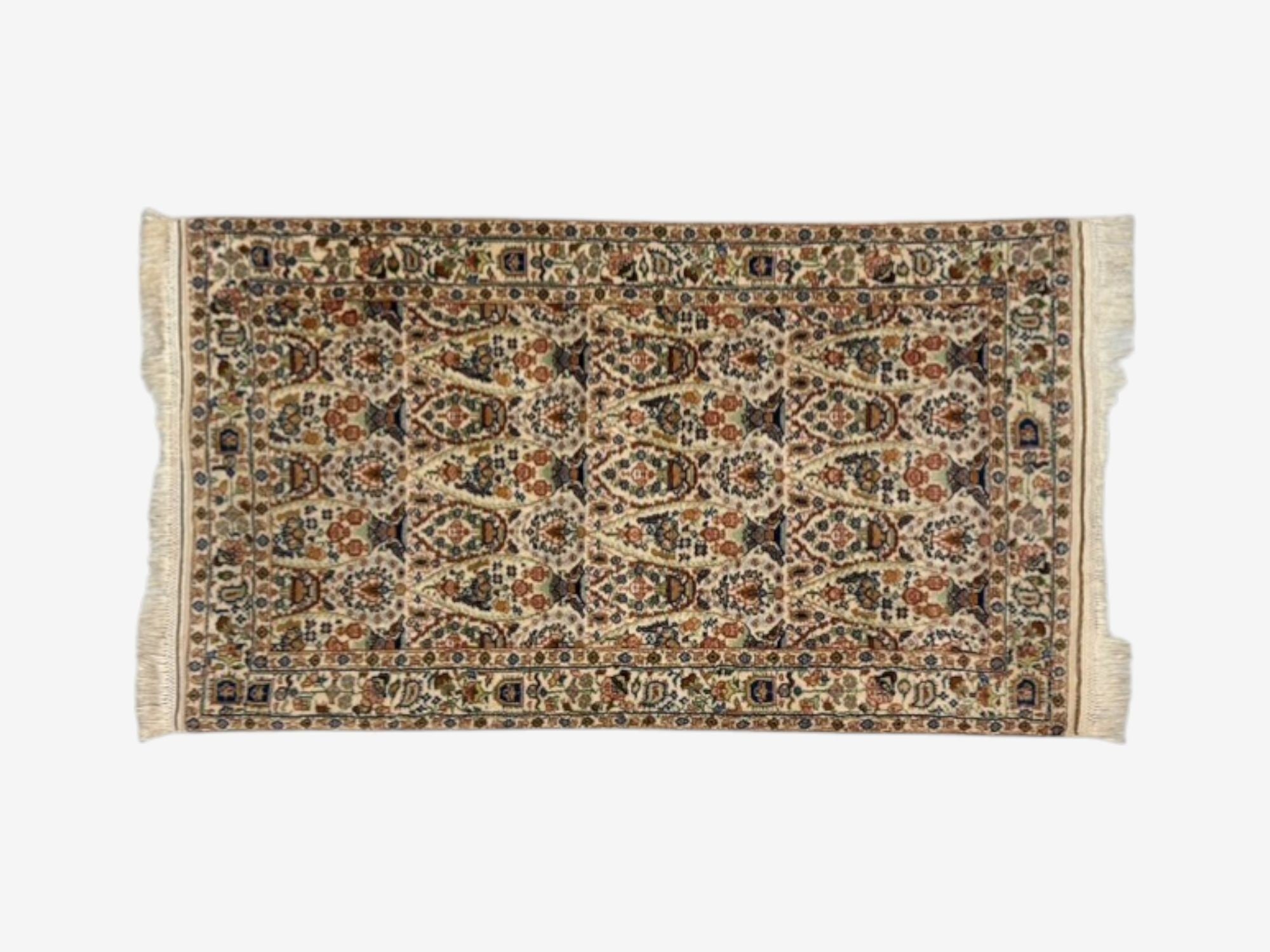 Traditional, Handwoven, Indian Wool Carpets, India, 1960s