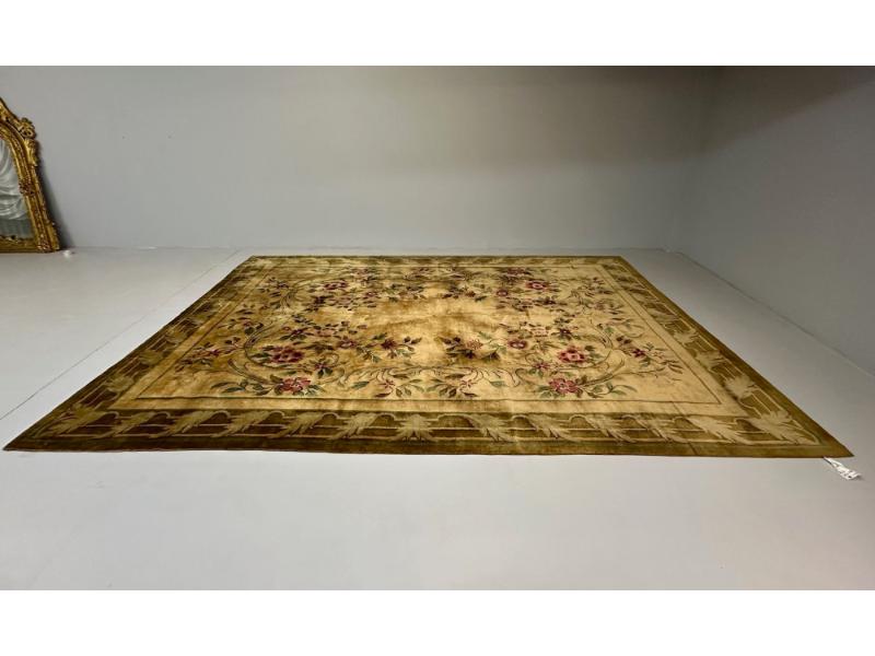 Palace Sized Indian Carpet, Chinese Design, High Pile , 1980s