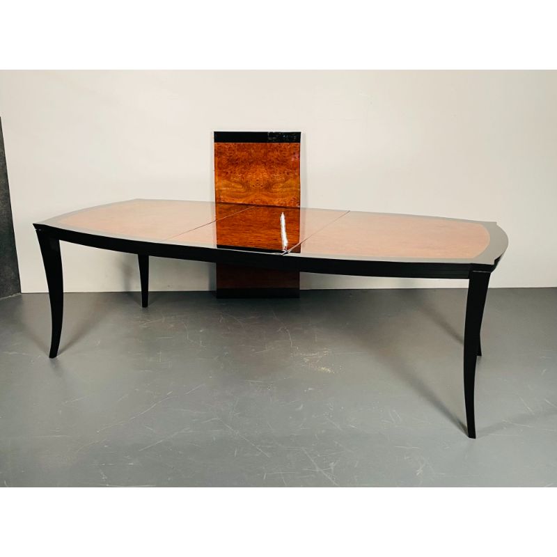 Mid-Century Modern Eva Dining Table by Vladimir Kagan, Labeled Full Dining Set