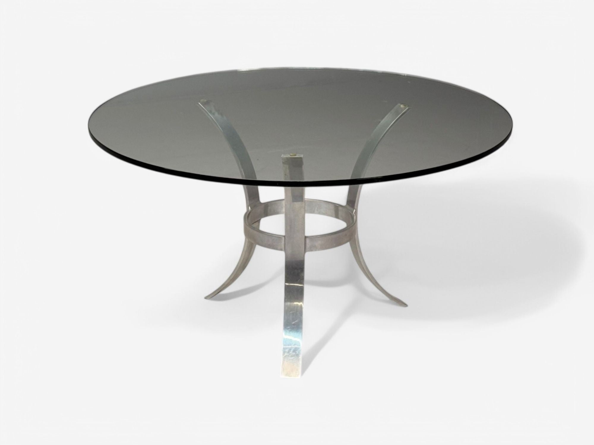 John Vesey attr, Mid-Century Modern, Cast Aluminum, Center Table, USA, 1970s