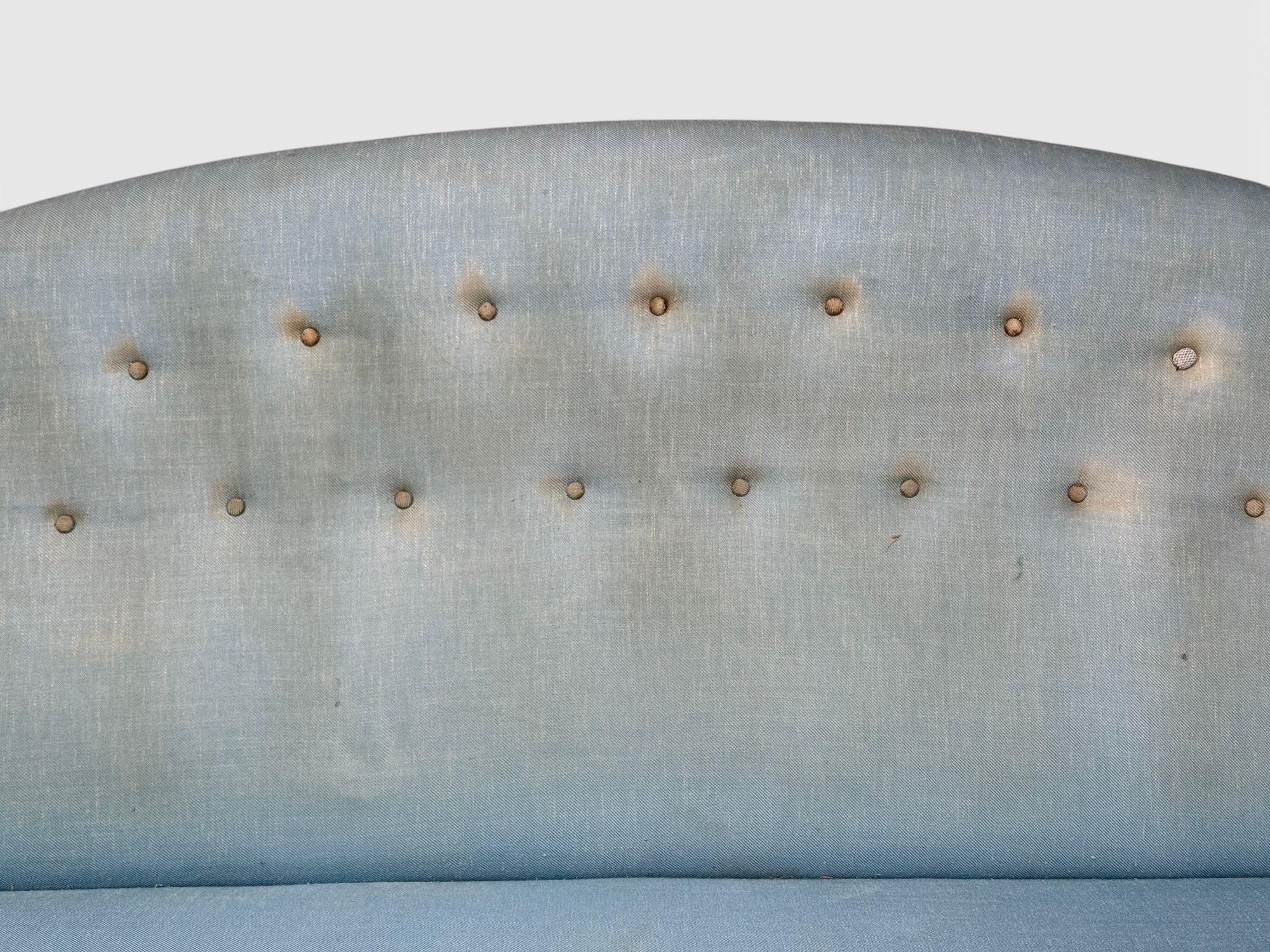 Kerstin Hörlin-Holmquist, Sofa, Beech, Fabric, Sweden, 1940s