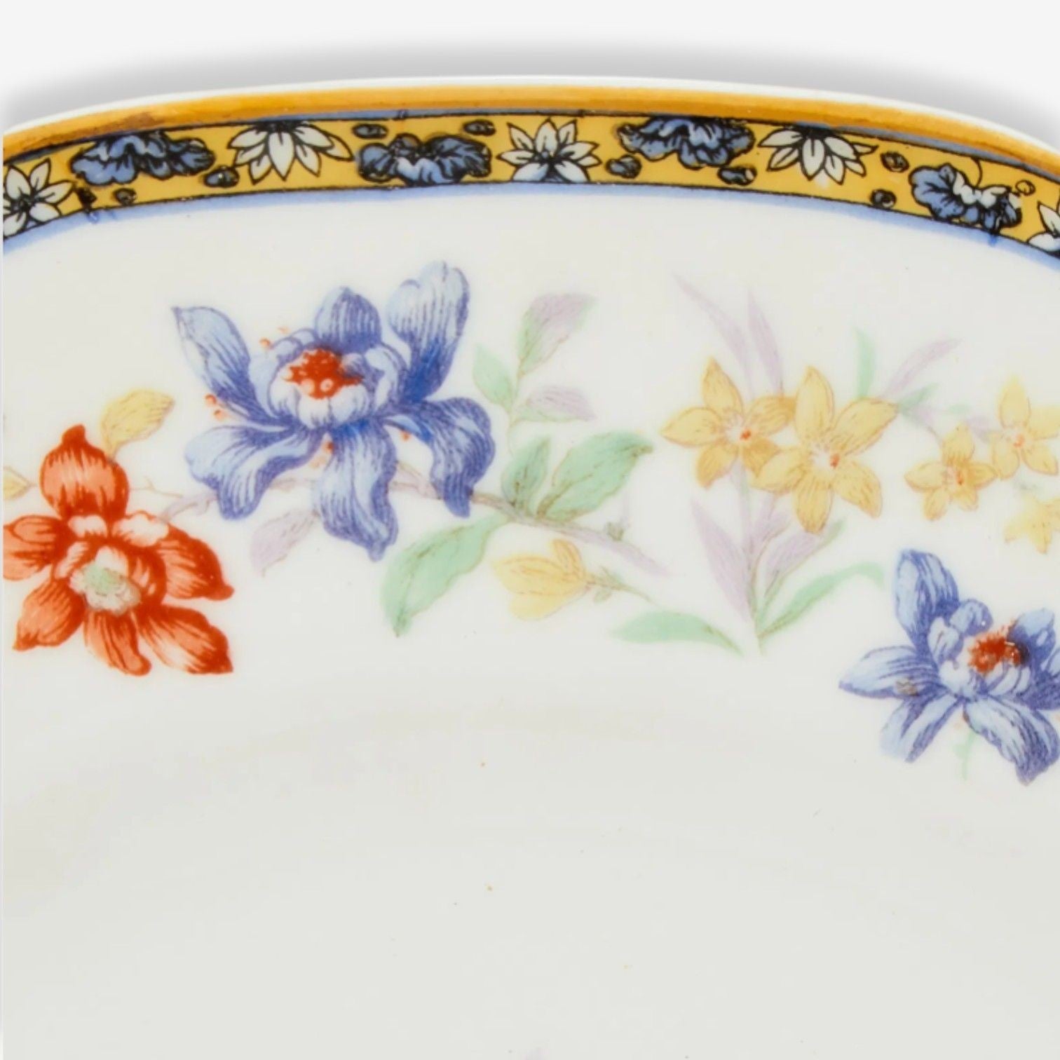 Limoges, Porcelain, Floral Design, Twelve Haviland Dinner Plates, Paris, 20th C.