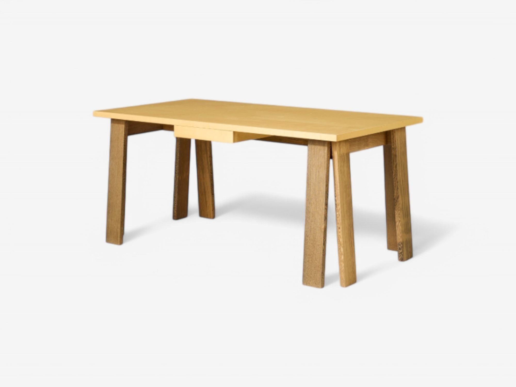 Martin Szekely, Contemporary, Sycamore, Wenge, Rare Writing Desk, France, 1999