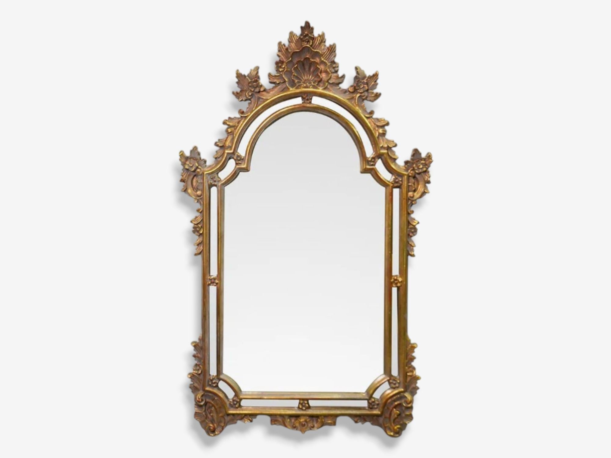 Continental, Giltwood, Arched Wall Mirrors, USA, 20th c.