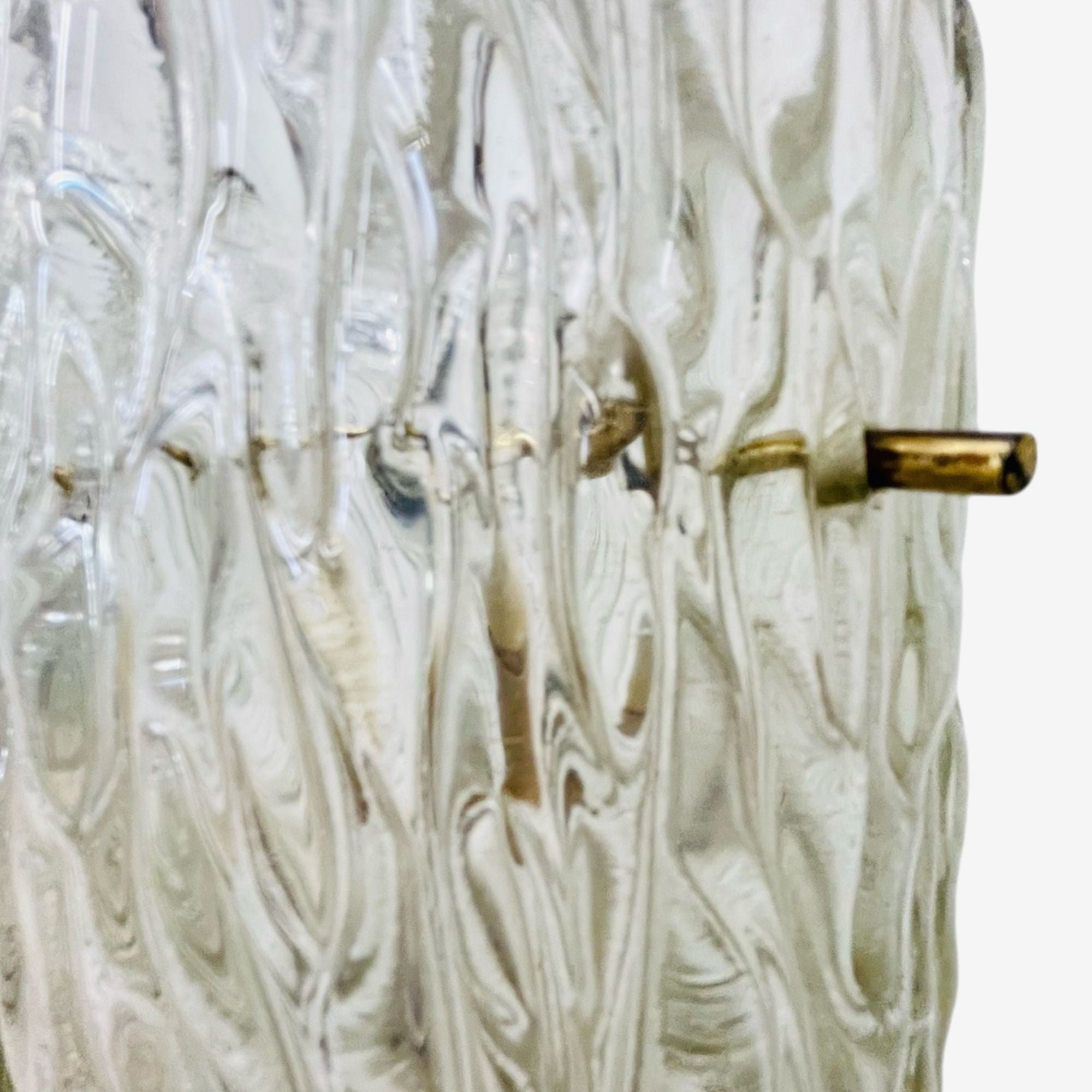 Carl Fagerlund, Swedish Modern, Textured Glass, Pendant Light, Sweden, 1940s