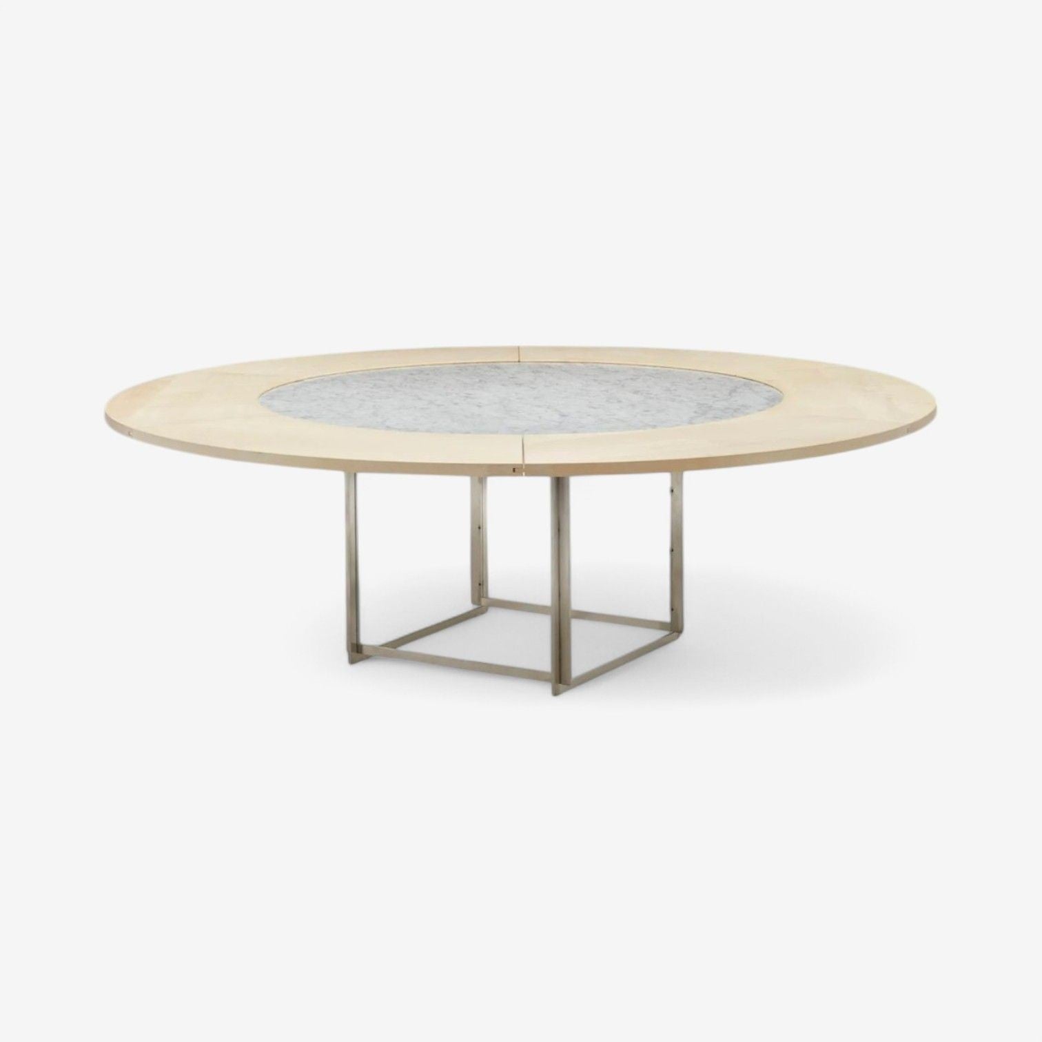 Poul Kjaerholm, Fritz Hansen, Marble, Maple, Steel, PK-54 Dining Table, 2011