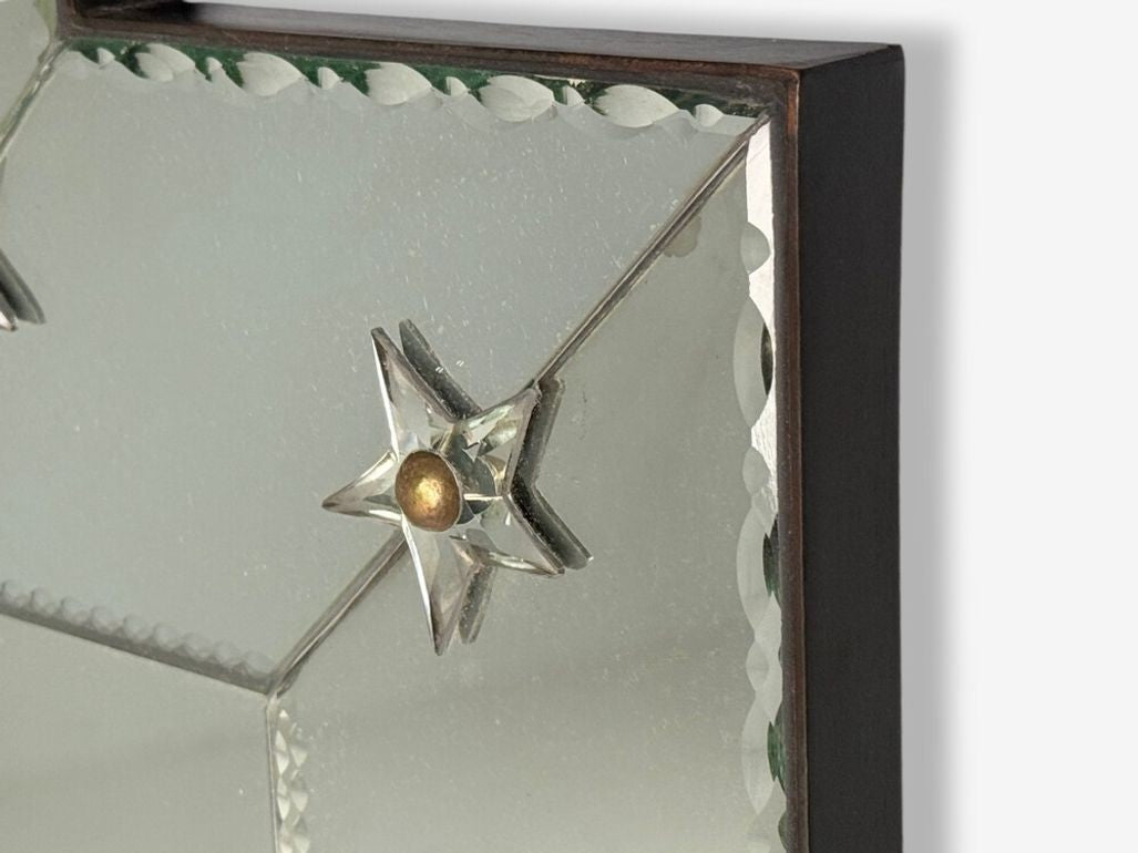 Art Deco Style, Antique and Beveled Glass, Venetian Wall Mirrors, 21st C.