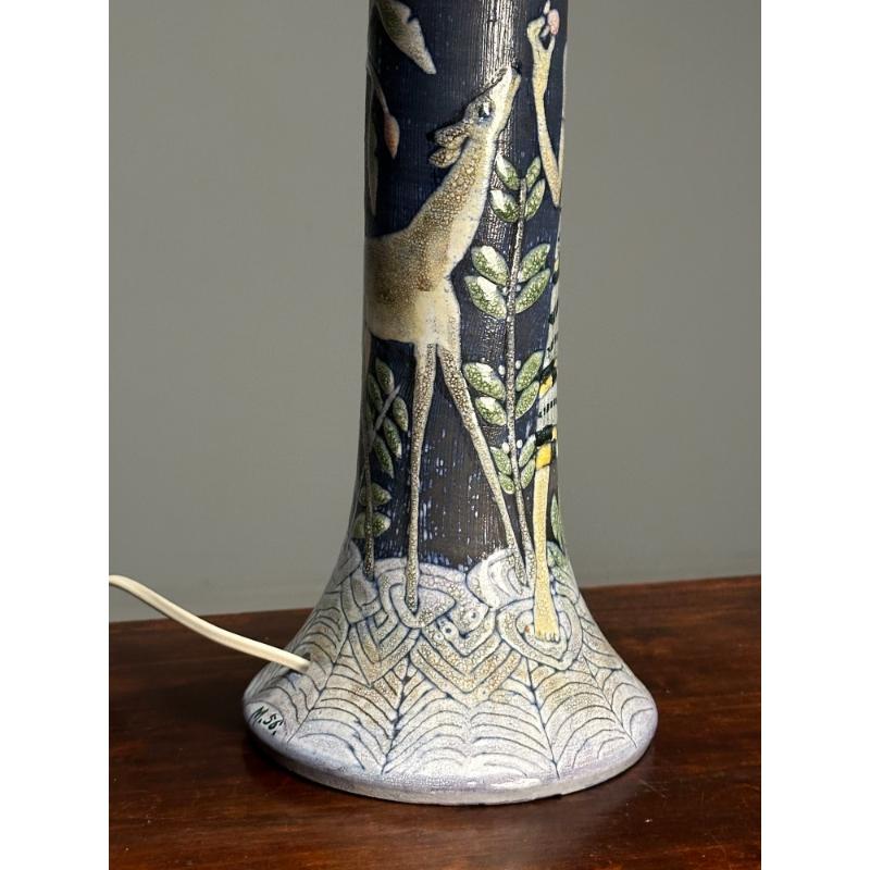 Marian Zawadzki, Tilgmans, Swedish Mid-Century Modern, Table Lamp, Ceramic, 1956
