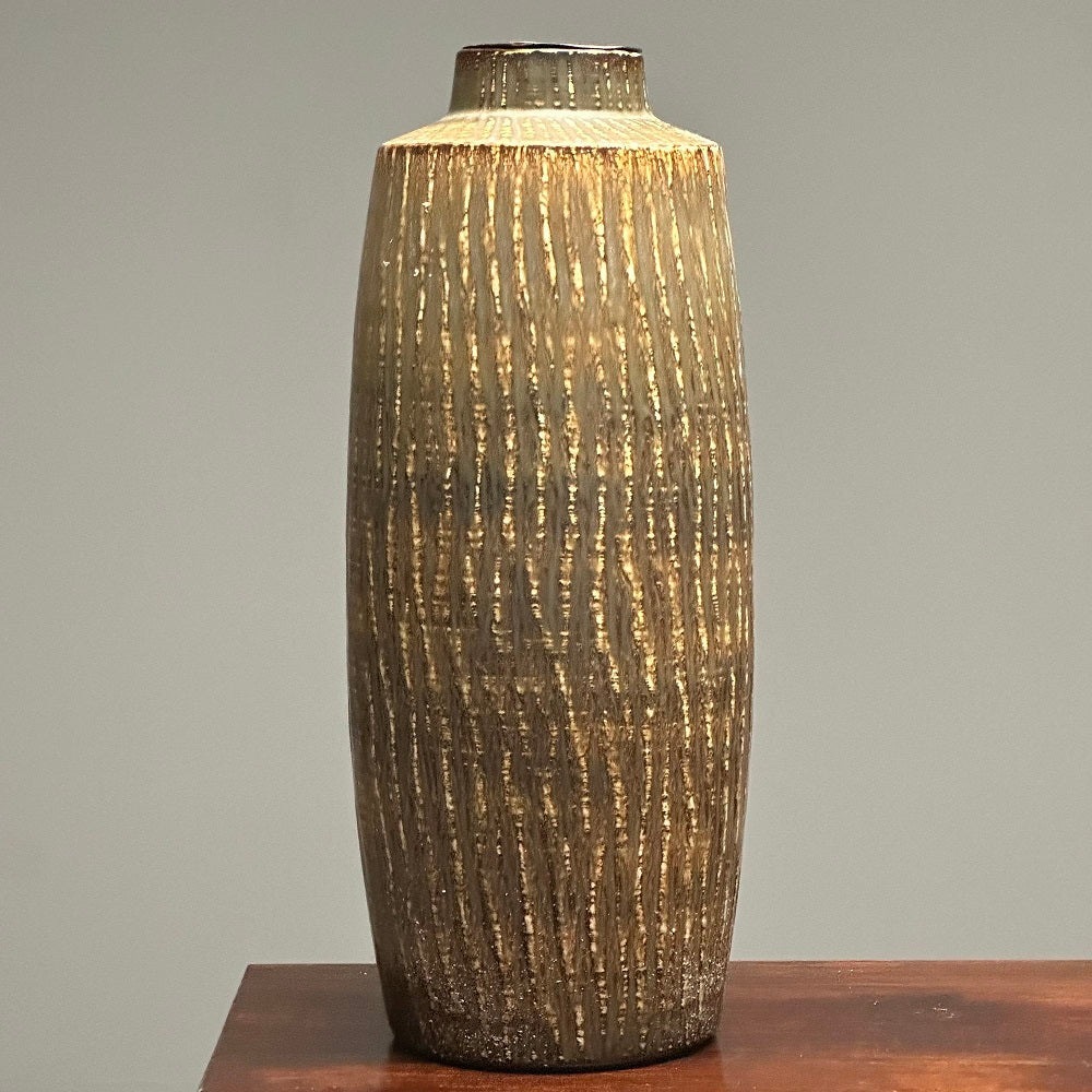 Gunnar Nylund, Swedish Mid-Century Modern, Large Floor Vase, Stoneware, 1950s