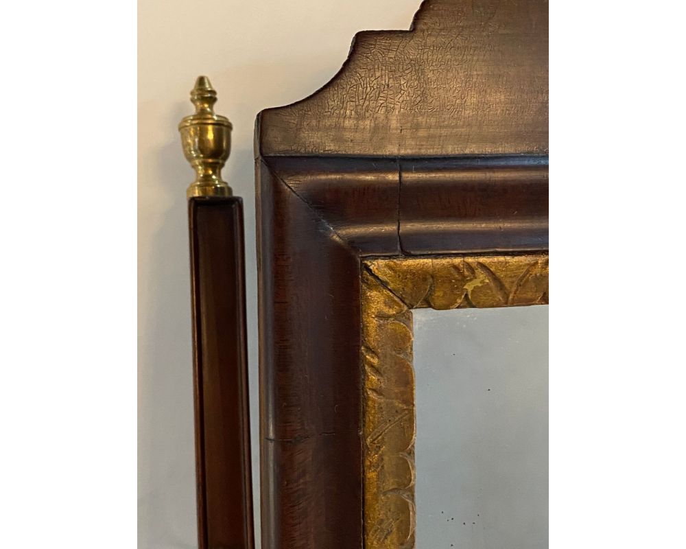 Queen Anne Dressing Glass with Pivoting Looking Glass, English, 18th Century