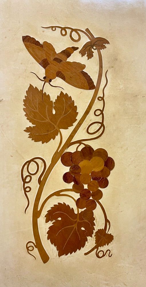 Giovanni Gariboldi Parchment Bar Cabinet, Sideboard, Paolo Buffa, Italian