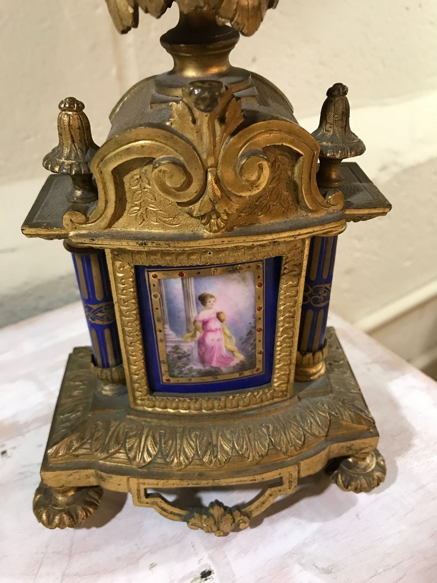 Bronze Four-Light Candelabra, 19th Century