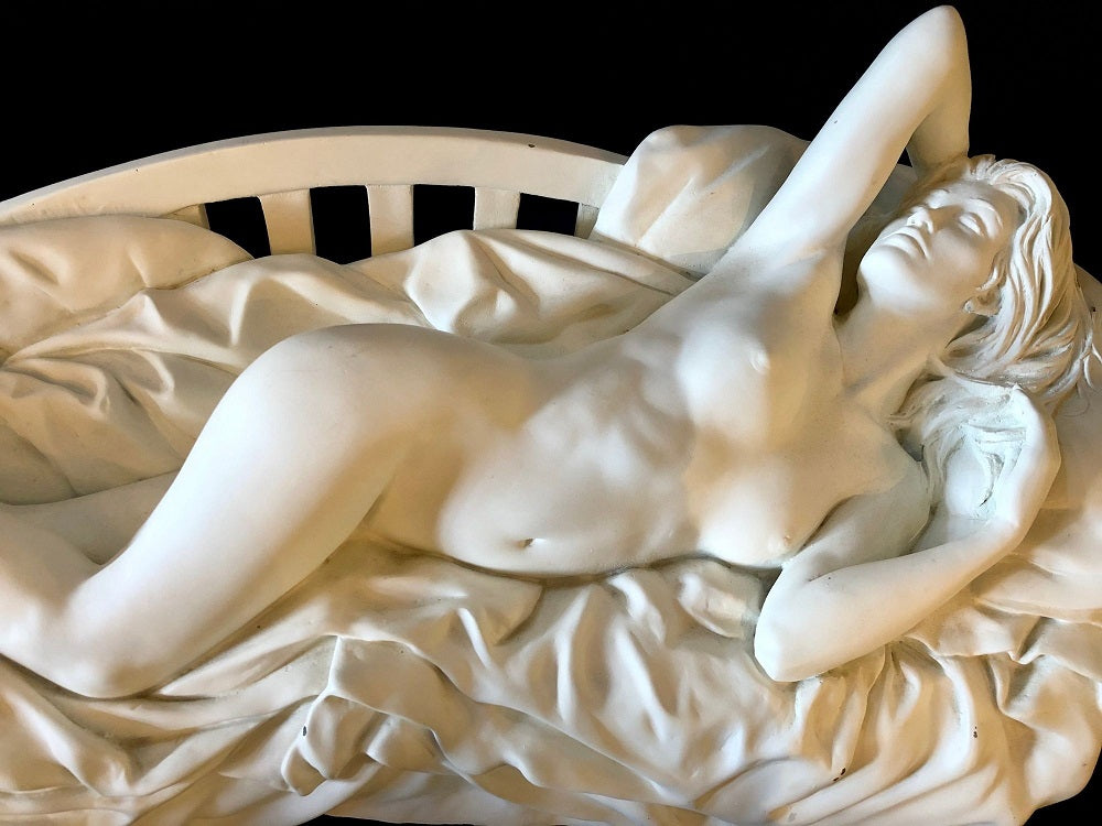 Bill Mack Tranquility Sculpture Bronze with White Patina