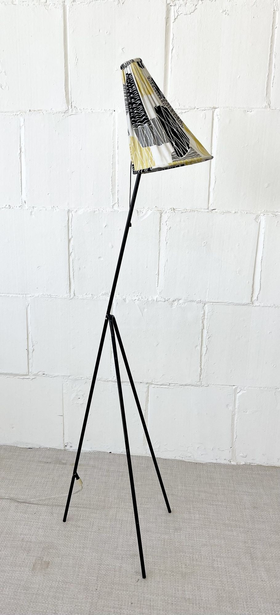 Hans Bergstrom, Lyktan, Mid-Century Modern, Swedish Giraffe Floor Lamp