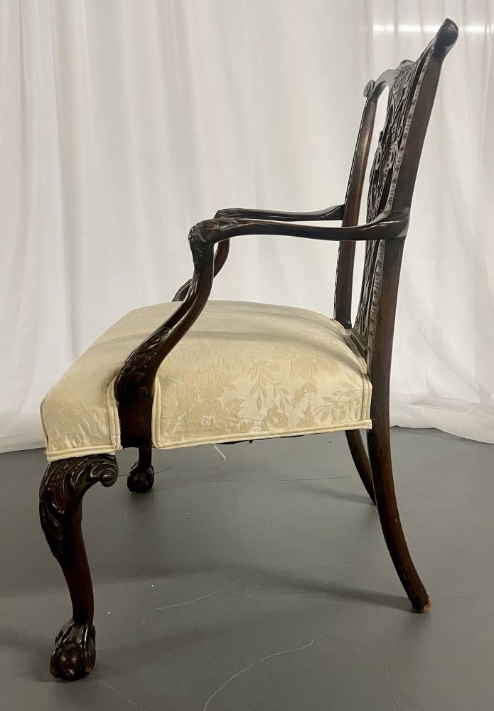 Georgian Arm, Office Chair. Ball and Claw