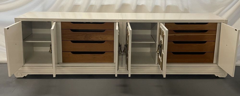 Mastercraft Mid Century Modern Sideboard, Double Chest, Palatial