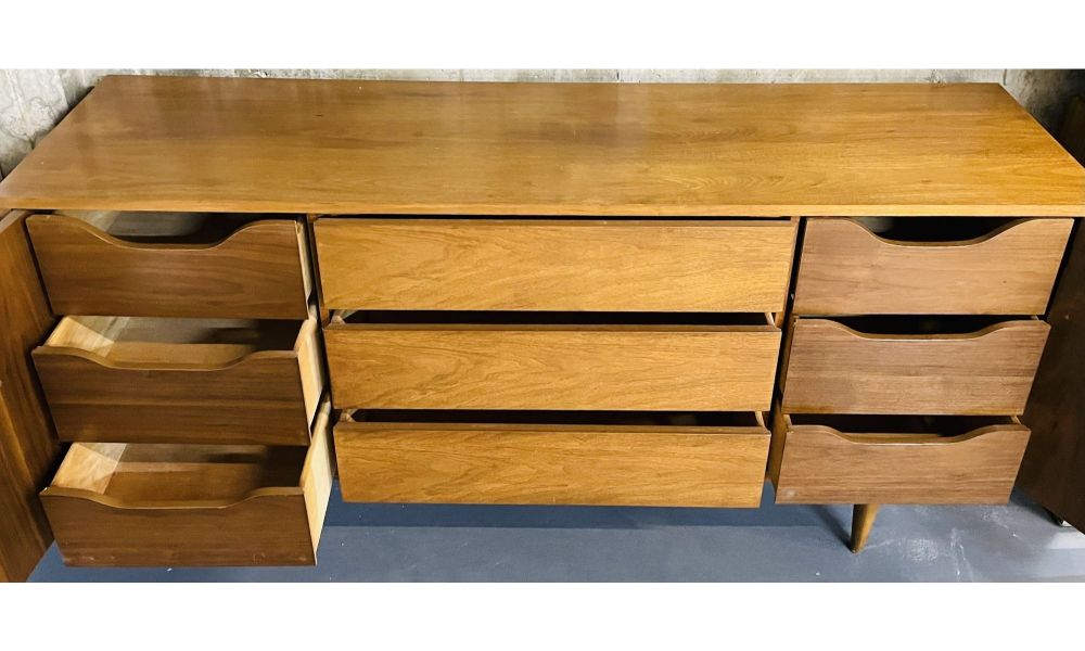 Mid-Century Modern Dresser, Chest or Sideboard, Walnut