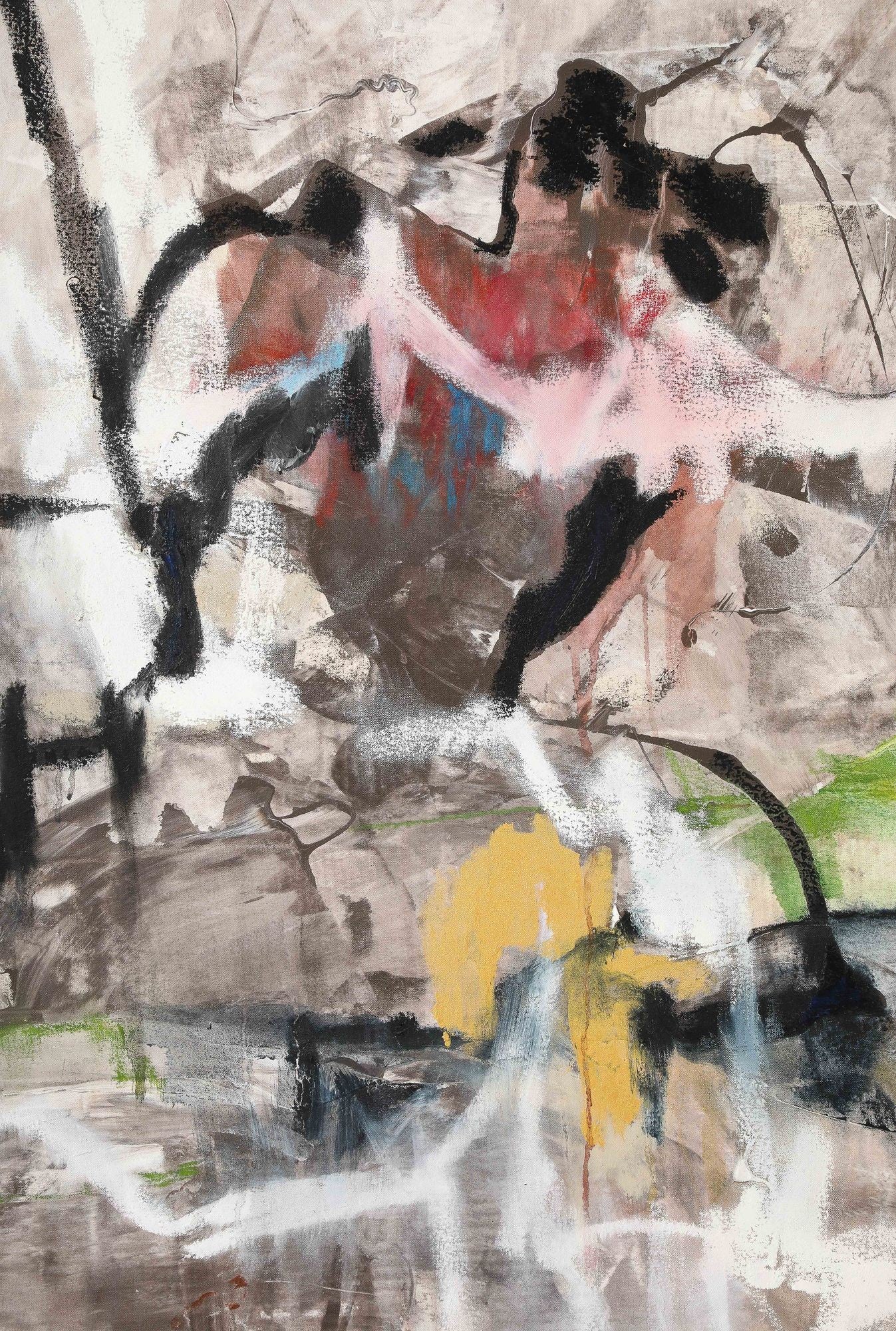 Kathi Robinson, Contemporary, Acrylic, Oil, Large Abstract Painting, USA, 21st c