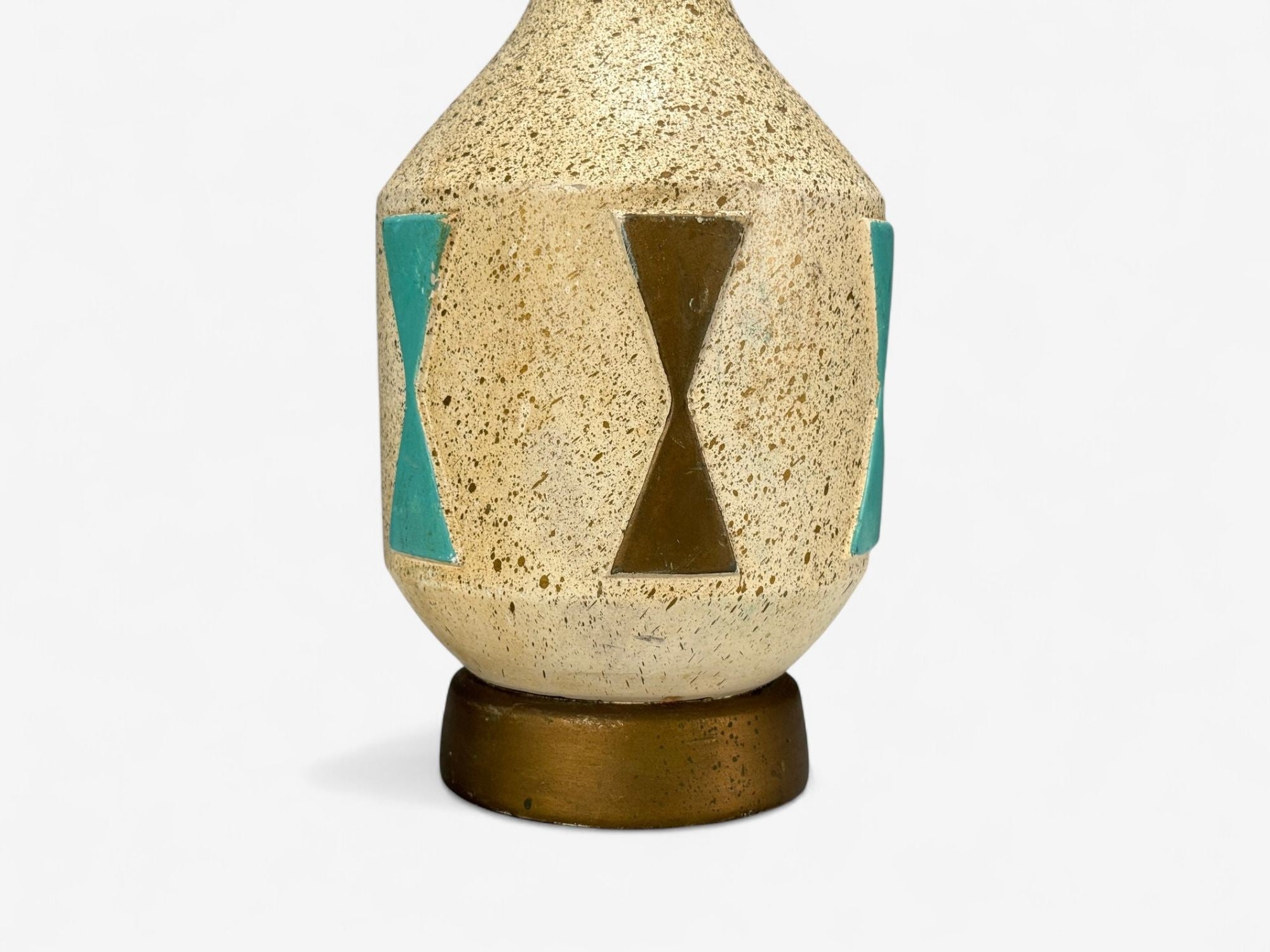 American Modern, Chalkware, Metal, Table Lamps, USA, 1950s