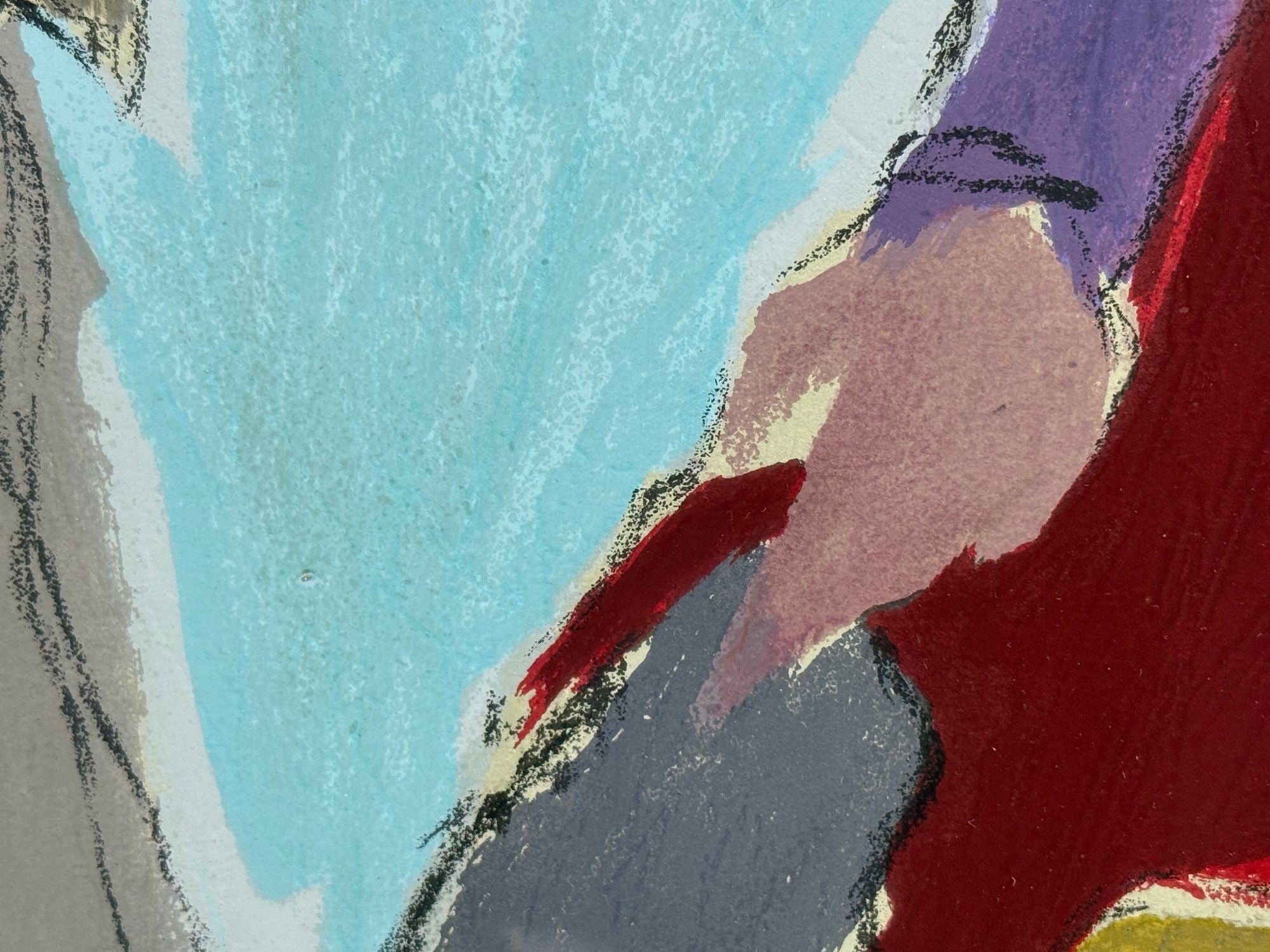 Itzchak Isaac Tarkay, Fauvism, "Happy Memories", Signed and Numbered Silkscreen, 20th c.