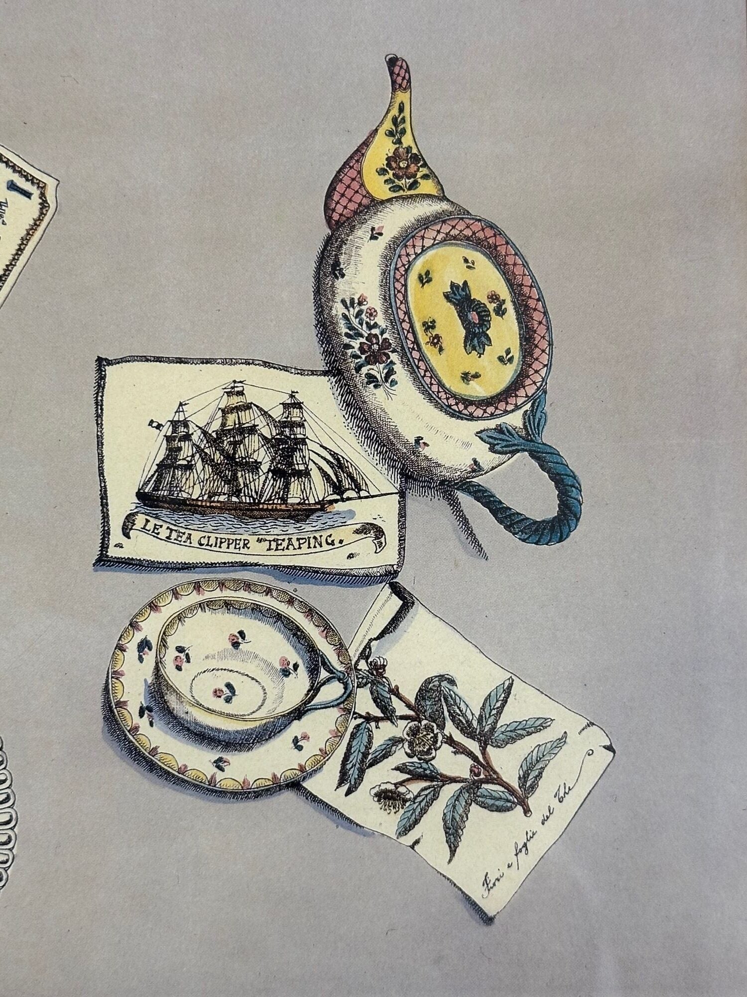 Mid-Century Modern Piero Fornasetti Exhibition Poster, Decorative Art, Framed