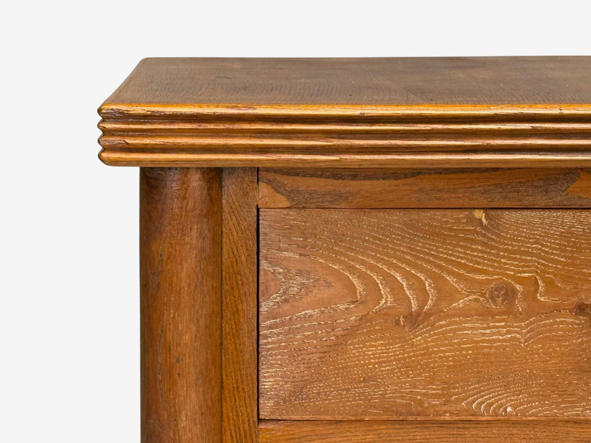 Paolo Buffa attr., Italian Modern, Oak, Brass, Sideboard, Italy, 1950s