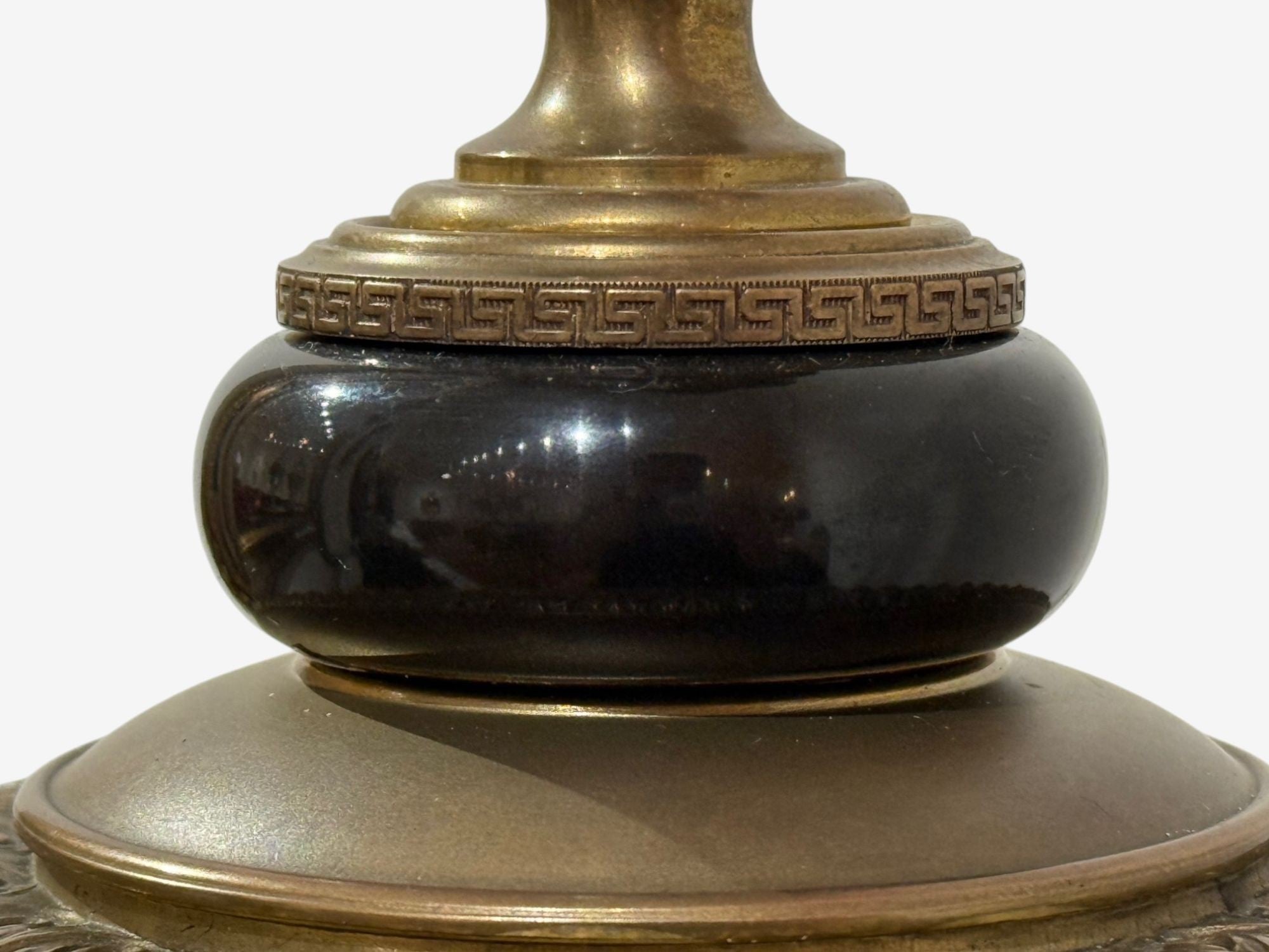 Louis XVI Style, Onyx, Bronze, Table Lamps, France, 1930s