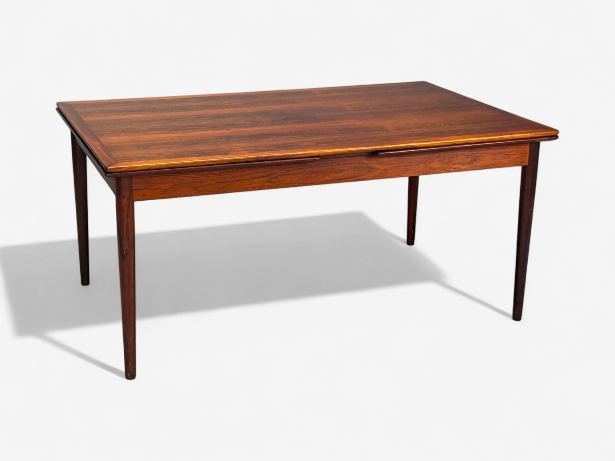 Danish Modern, Rosewood, Expandable Dining Table, Denmark, 1960s