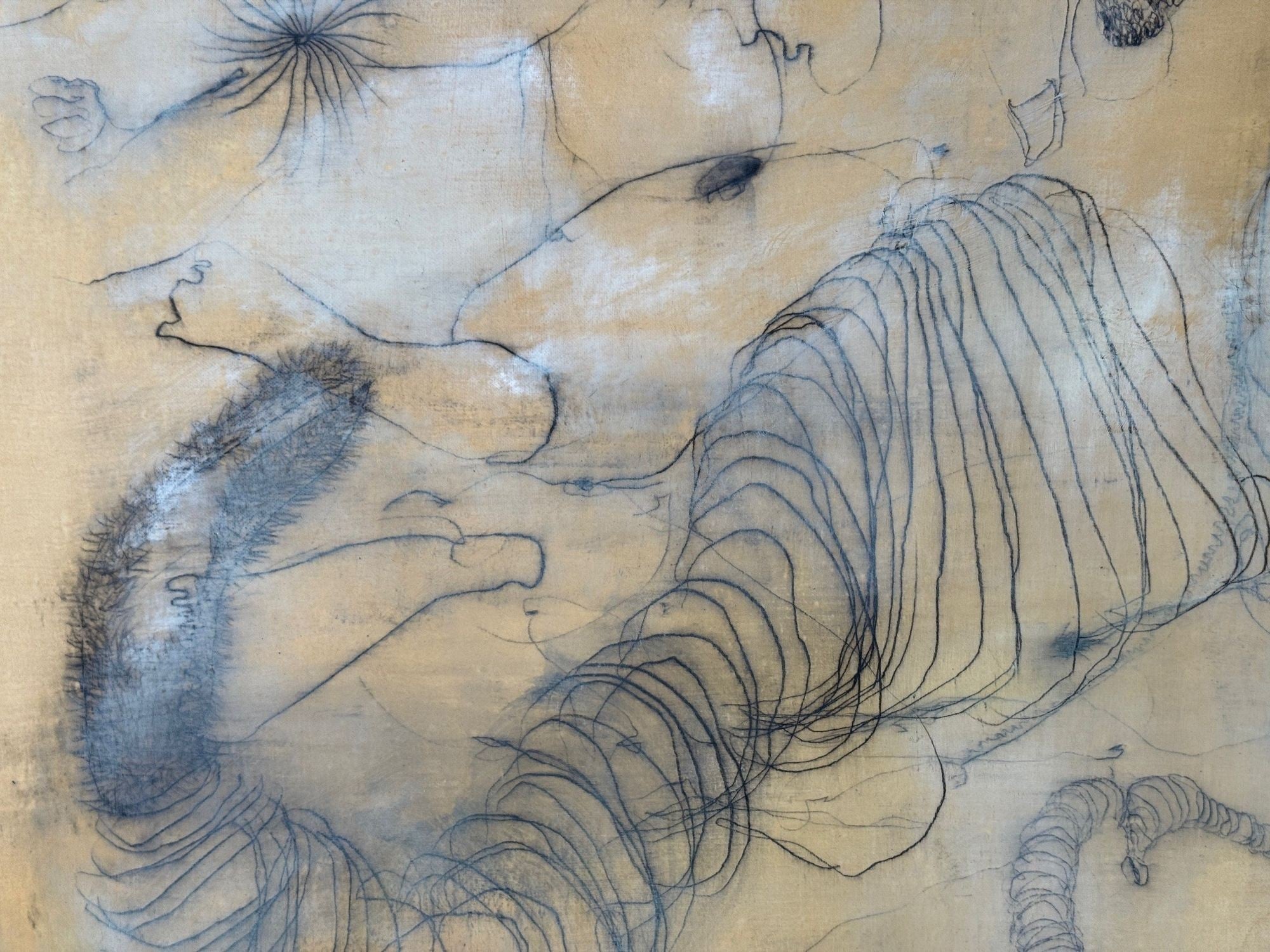 Angelina Nasso, Modern, Framed Abstract, Large Oil on Canvas, USA, 1998