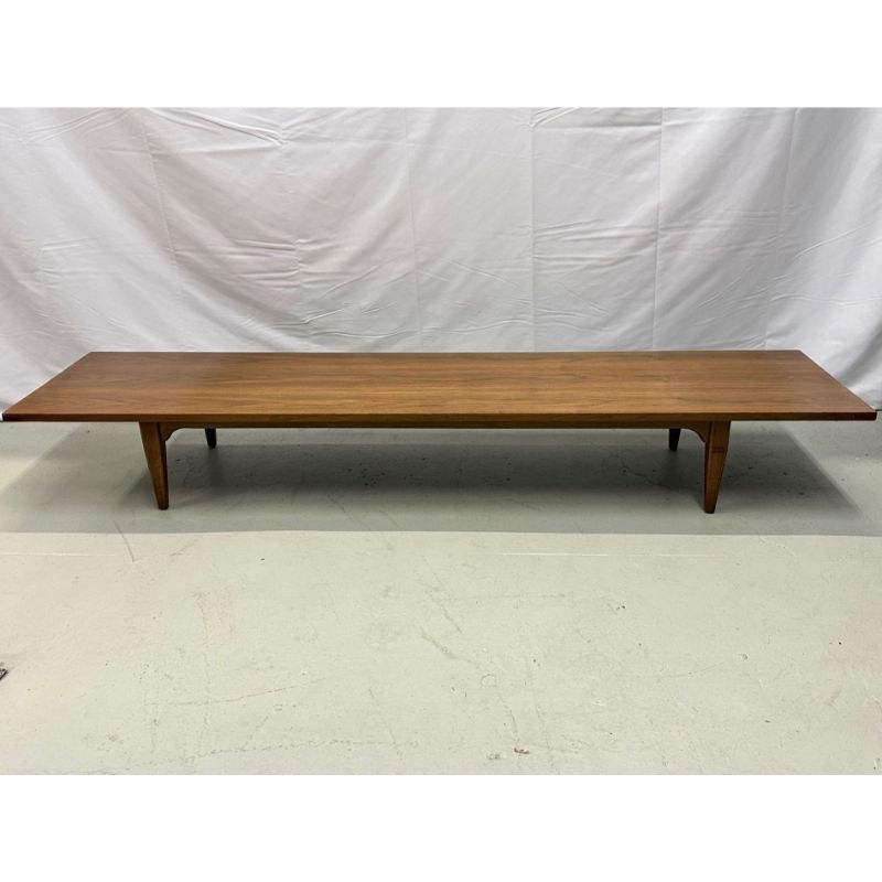 Danish Mid-Century Modern Solid Teak Narrow Low / Coffee Table, 1950s